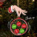 Grandma Hand Holding Christmas Ornament Personalized Shaker Ornament